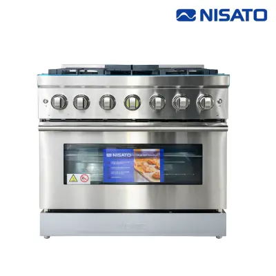 ESTUFA CON HORNO 30" A GAS CON 5 QUEMADORES NPX7876GRS7